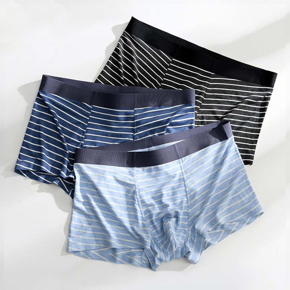 Pouch Boxer Pouch - Erkek Yumuşak Çizgili Boxer Külot U